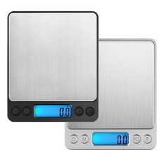 디지털 전자 주방 베이킹 계량 저울 LUAZ-1KG, 실버