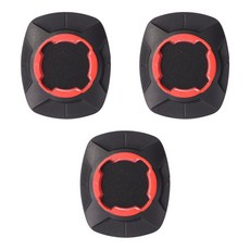 충격 흡수 기능이 있는 자전거 핸들바 거치대 MTB 오토바이 홀더 라이딩 안전 브래킷, Red Patch 3PCS