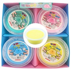 대용량 빅텐트 바풍 슬라임 키즈카페슬라임 빅풍선 슬라임, 그린1p+핑크1p+블루1p+옐로우1p, 1세트