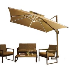 대형 우산 횡단보도 차양막 캠핑장 고정 물탱크 그늘막 대리석 도로