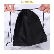 스트링 파우치 복주머니 23x25 조리개 블랙 포장 복주머니백, 1개
