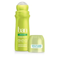 ban 止汗除臭體香劑 Invisible Roll-On 不含香精, 103ml, 1件
