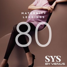 비너스 임산부 스타킹 80D 무발 마터니티 임부 임신 레깅스 발없는 블랙 검정 편안한 고탄력 VSTS814