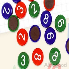 해피샵29 숫자 자석 1-10 마그네틱자석 숫자공부 학습교구 자석숫자 유아자석 자석교구 칠판자석 냉장고자석, 파랑