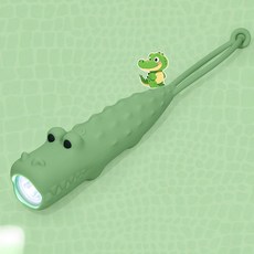 쿨기프트 마트 실리콘 손전등 용 캠핑용 충전식 걸이식 조명 산책 및 가정용 동물 테마 휴대용 토치