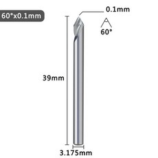 용도의 도구 각도 옵션과 크기로 정밀 절단, 1개, 6. 60Dx0.1