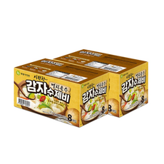 이가자연면 멸치육수 감자 수제비, 186.5g, 16개