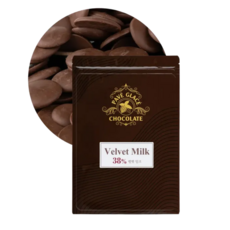 파베글라스 커버춰 밀크 초콜릿 38%, 400g, 1개