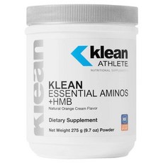 Klean Athlete 必需胺基酸 + HMB 天然柳橙奶油風味, 1個, 275g