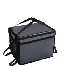 대용량 배달통 가방 박스 탑박스 컵받침 스쿠터, 22L 브래킷+쿠션포함 잠금장치 없음, 프리 사이즈