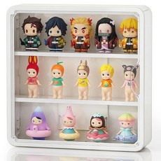 SSOK-DARM 쏙담 벽부착 무타공 아크릴 다용도 피규어 보관함 풀사이즈 구성, 1개