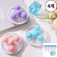 댓츠댓 통돌이 세탁 먼지 제거 거름망, 4개, 블루