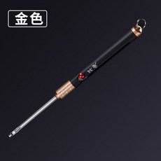 釣魚鈎脫鈎器 不銹鋼取鈎器 深喉多功能摘鈎器 解魚鈎器, 伸縮款脫鉤器（金色）, 1個