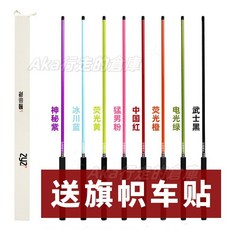 指引者沙漠越野旗杆 引導 訓示 警示旗杆 皮卡越野通用牧馬人坦克300 旗杆 引導桿 旗桿 免費刻字, 1個, 1米車用聯系客服備註顏色紅橙黃綠藍粉紫黑