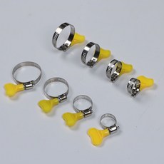 不銹鋼手擰喉箍 水管軟管卡箍 管夾 4分, 1個, 2個,10-16mm