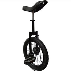 곡예용 외발자전거 20인치 12인치 한발 외발휠 블랙 균형잡기 묘기, 14인치 검은색, 1개