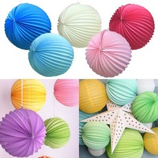 종이 등 꽃볼 모빌 페이퍼 팬 허니콤볼 벌룬 생일 파티 장식, 핑크