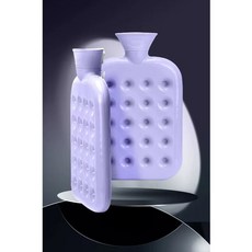 卡樂登 德國原裝 Fashy 熱水袋 5色 坐墊式 裸袋 注水式 1.2L 冰袋 耐壓 耐重 保固二年, 1個, 紫色 (#6424)