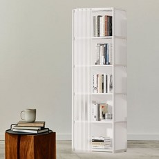 커튼달린 조립식 책꽂이 5단 책진열대 만화 DIY 책장, 상세페이지 참조