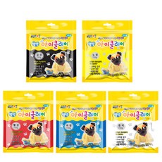 아모스 탱탱 아이클레이 110g 5색세트, 흰색 노랑 빨강 파랑 검정, 1개