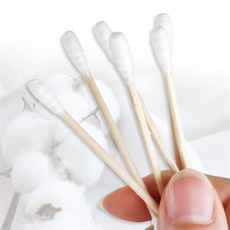 한울숨 원터치 귀파기좋은 회오리형 면봉 위생회오리면봉, 원형 종이스틱 300P