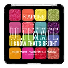 K'APEINE ULTIMATE 16色眼影盤, 1個, 16色繽紛彩虹盤
