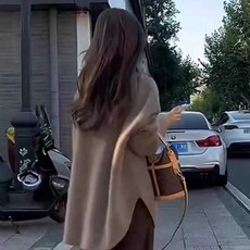 예쁜 가을 겨울 임부복 임산부 출근룩 가디건 스커트 투피스