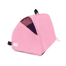 롤러 스케이트 가방 휴대용 스케이트 신발 가방 통기성 스케이트 캐리어 가방, 37cmx30cmx31cm, 나일론, 분홍색, 1개