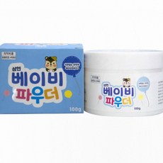 목욕후에 베이비분 신생아용 유아파우더 뽀송하게 100g, 1개, 1g