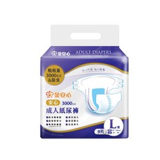 金安心 成人紙尿褲 M號 3000cc 吸收量 10片/包, L號, 1箱, 6個裝