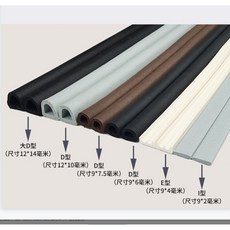 PDIE 隔音條 門窗密封條 防撞條 加厚泡棉 門縫條 氣密條, 1個, 棕色（100cm價格）買多不切斷,【I型9*2毫米】適合門縫1-2mm