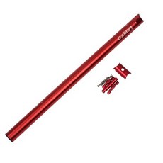 摺疊車加長座管 鋁合金CNC超輕折疊車座管33.9mmx580mm 坐管座管, 紅