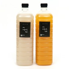 수제 무설탕 저당 스테비아 밥알없는 전통식혜+단호박식혜, 1.5L, 2개