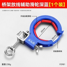 牛享 橋架拉線滑輪輔助工具, 高品質-順滑不傷線【升級加硬/帶蓋卡扣】,1個裝