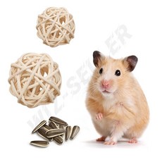 노즈워크 햄스터장난감 이갈이공 스트레스해소볼 앵무새장난감 골든햄스터장난감, 햄스터공3cm, 1개