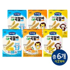 일동후디스 아이얌 순곡물바 혼합 6개, 당근2+바나나2+치즈2, 40g, 1세트