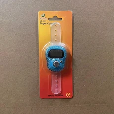 전자 손가락 카운터 링 휴대용 리셋 가능한 디지털 디스플레이 골프 브레이디드 기도 액세서리, A1