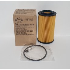 CARNOL 그랜저TG 전용 오일필터 호환 (26320-3C100), 1개, 그랜저TG 오일필터 26320-3C100