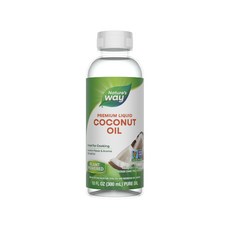 네이처스 웨이 프리미엄 코코넛 순수 오일 비 GMO 코코넛 Nature's Way Liquid Coconut Oil Superior Flavor and Aroma Hexane, 1개