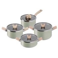 테팔 테팔 인덕션 티타늄 블라썸 냄비 세트 4개, MINT, 2종 양수 + 편수 + 전골, 5세트