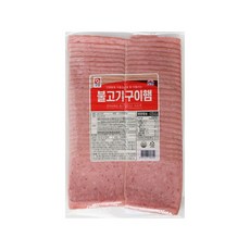 사조오양 냉장 불고기구이 슬라이스햄 1kg, 단품, 단품
