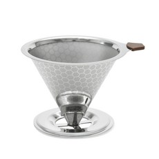 벌집 스텐 커피 드리퍼 실버 드립퍼 홈카페 핸드드립 altovitaplan*6022579901EA