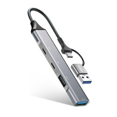 코시 듀얼 커넥트 USB 3.0 슬림 메탈 멀티허브 4포트 7포트 C타입 / A타입, UH2256CA 4포트 허브 UH2256CA 4포트 허브
