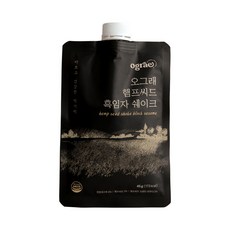 [소비기한 임박특가 / 26-03-20 ] 오그래 햄프씨드 흑임자맛 국내산 흑미 저당 식물성 단백질 쉐이크, 10개, 45g