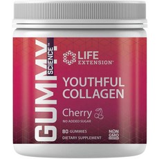 라이프익스텐션 사이언스 유스풀 콜라겐 체리 구미, 1개, 80개입, 80정