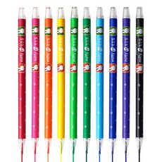 동아 미피 슬림 색연필 2mm 10color, 빨강(13)