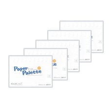 [ONEDREAM]말리스타 종이파레트 소 30매 MSP-S 5mm 5개 10개 세트, 1세트, 소형 30매 5개