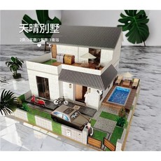 天羽精緻紙紮屋多款別墅/三合院/豪宅/新式靈屋附房契、魂身、管家往生用品, 天晴別墅, 1個