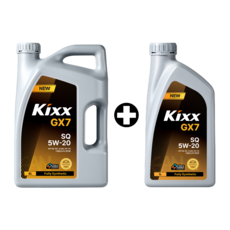 GS 킥스 Kixx GX7 SQ (구 G1 FE SP) 5W20 4L+1L SET, 5L, 1개