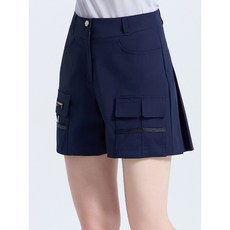챌린저 여성 여름 메쉬 카고포켓 백플리츠 하프 팬츠 (2colors) CHF2WHP6679